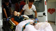 Cerablus ta yaralanan 2 Suriyeli Gaziantep e getirildi