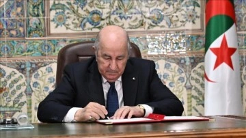 Cezayir Cumhurbaşkanı Tebbun, Türkiye ile imzalanan mutabakat zaptını onayladı