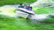 Chicago Nehri yeşile boyandı