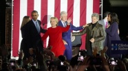 Clinton'ın son mitingi demokratların güç birliğine sahne oldu
