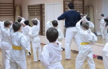 &Ccedil;ocuklara tekvando eğitimi