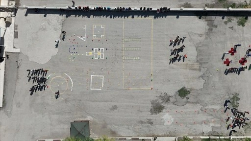 Çocukların spor yetenekleri oyunlarla keşfediliyor