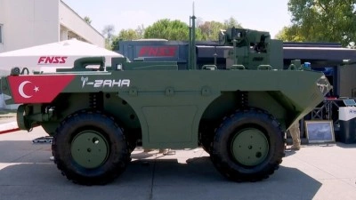 &Ccedil;ok maksatlı mod&uuml;ler insansız amfibi ara&ccedil; İ-ZAHA, TEKNOFEST Mavi Vatan'da tanıtıldı