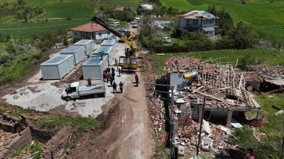 &Ccedil;orum'da hortum nedeniyle zarar g&ouml;ren k&ouml;ylerde &ccedil;alışmalar s&uuml;r&uuml;yor