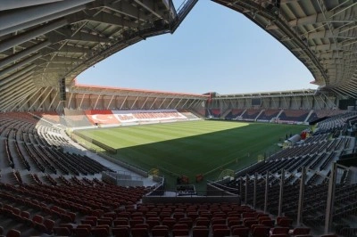 &Ccedil;orum FK'nin S&uuml;per Lig'deki ilk i&ccedil; saha ma&ccedil;ı &ouml;ncesi stat hazırlandı