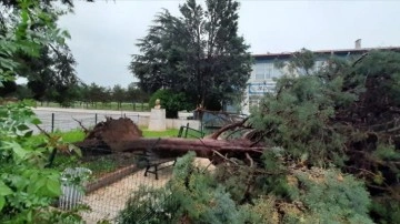 Çorum'da sağanak ve dolu Dodurga, Oğuzlar ve Bayat ilçelerini etkiledi