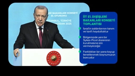 Cumhurbaşkanı Erdoğan: 2 milyarlık İslam aleminin tek başına bir kutup haline gelmesi şart
