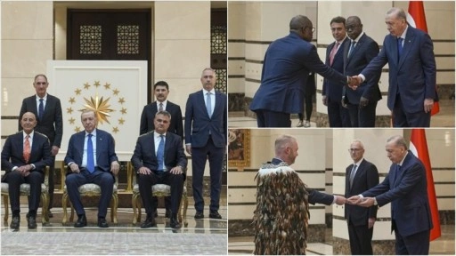 Cumhurbaşkanı Erdoğan, 3 ülkenin büyükelçisini kabul etti