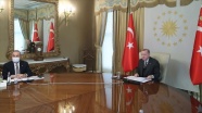 Cumhurbaşkanı Erdoğan AB yönetimiyle görüştü