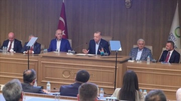 Cumhurbaşkanı Erdoğan, AK Parti Ordu İl Teşkilatıyla bir araya geldi