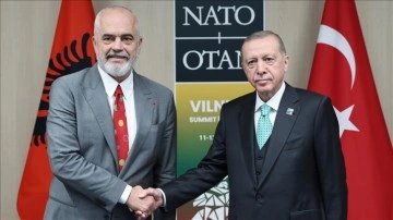 Cumhurbaşkanı Erdoğan, Arnavutluk Başbakanı Rama ile bir araya geldi