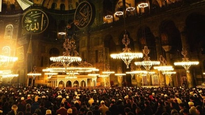 Cumhurbaşkanı Erdoğan: Ayasofya'nın dirilişi m&uuml;barek olsun