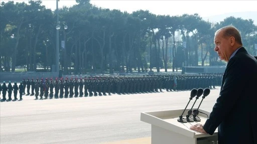 Cumhurbaşkanı Erdoğan: (Azerbaycan) Bu zaferi Kafkasya'da kalıcı barışa giden yolun kilometre taşı olarak görüyoruz
