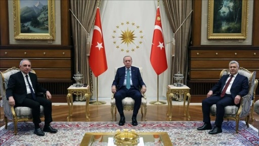 Cumhurbaşkanı Erdoğan, Azerbaycan Cumhuriyeti Başsavcısı Aliyev'i kabul etti