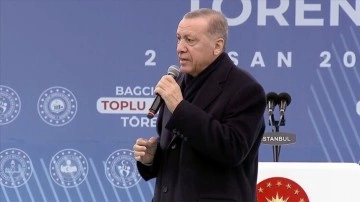 Cumhurbaşkanı Erdoğan, Bağcılar Toplu Açılış Töreni'nde konuştu