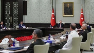 Cumhurbaşkanı Erdoğan başkanlığındaki Yüksek Askeri Şura toplantısı başladı