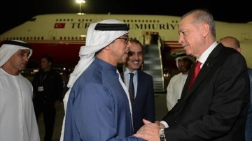 Cumhurbaşkanı Erdoğan, Birleşik Arap Emirlikleri'nde