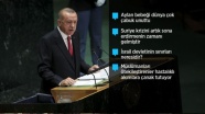 Cumhurbaşkanı Erdoğan BM&#039;de konuştu: Dünya 5&#039;ten büyüktür