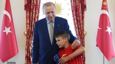 Cumhurbaşkanı Erdoğan "Cake Not Hate" kampanyasıyla tanınan Harris'i kabul etti