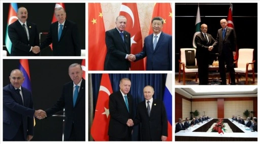 Cumhurbaşkanı Erdoğan'dan Şanghay İşbirliği Teşkilatı zirvesinde yoğun diplomasi trafiği