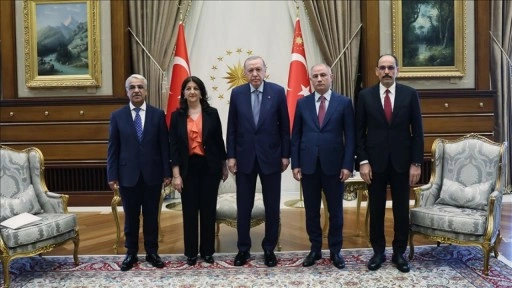 Cumhurbaşkanı Erdoğan, DEM Parti heyetini kabul etti