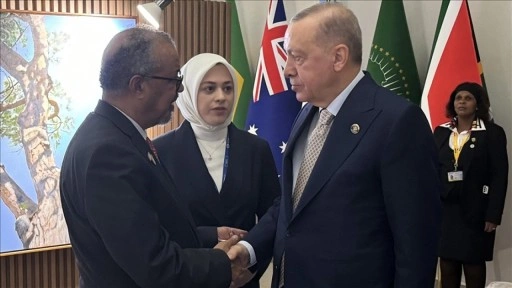 Cumhurbaşkanı Erdoğan, DSÖ Genel Direktörü Ghebreyesus'u kabul etti