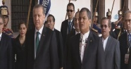 Cumhurbaşkanı Erdoğan, Ekvador’da resmi törenle karşılandı