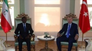 Cumhurbaşkanı Erdoğan, Ekvator Ginesi Cumhurbaşkanı Mbasogo ile görüştü