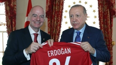 Cumhurbaşkanı Erdoğan, FIFA Başkanı Infantino'yu kabul etti