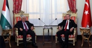 Cumhurbaşkanı Erdoğan, Filistin Devlet Başkanı Mahmut Abbas ile görüştü