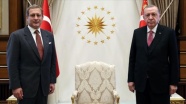 Cumhurbaşkanı Erdoğan Galatasaray Kulübü Başkanı Elmas&#039;ı kabul etti