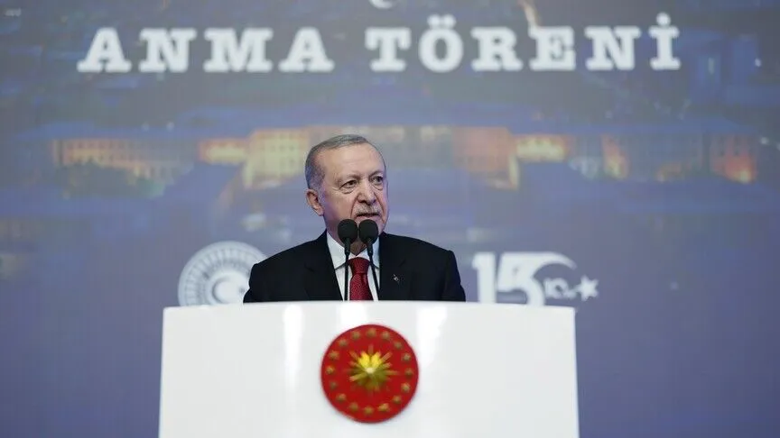 Cumhurbaşkanı Erdoğan: Gazi Meclis, 15 Temmuz ihanetinde emperyalizmin maşalarına ge&ccedil;it vermemiştir
