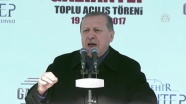 Cumhurbaşkanı Erdoğan Gaziantep'te konuşuyor