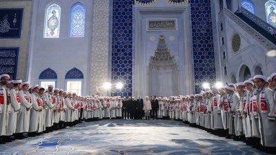 Cumhurbaşkanı Erdoğan, hafızlık icazet t&ouml;renine katıldı