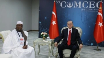 Cumhurbaşkanı Erdoğan, İİT Genel Sekreteri Taha'yı kabul etti