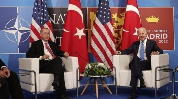 Cumhurbaşkanı Erdoğan ile ABD Başkanı Biden'ın görüşmesi başladı