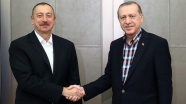 Cumhurbaşkanı Erdoğan ile Aliyev bir araya geldi