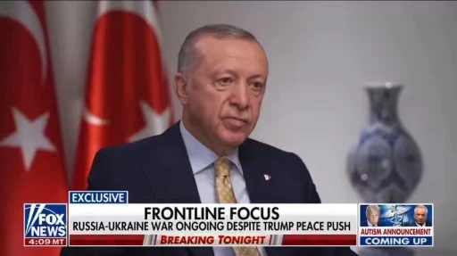 Cumhurbaşkanı Erdoğan'ın Fox News kanalına açıklaması Rus medyasında geniş yer aldı