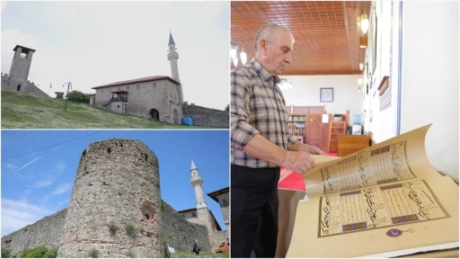 Cumhurbaşkanı Erdoğan'ın hediyesi Kur'an-ı Kerim, Preza Kalesi Camisi'nde muhafaza ediliyor
