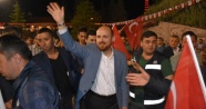 Cumhurbaşkanı Erdoğan’ın oğlu Bilal Erdoğan demokrasi nöbetine katıldı