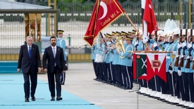Cumhurbaşkanı Erdoğan, Irak Başbakanı Zeydi'yi resmi t&ouml;renle karşıladı