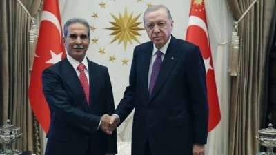 Cumhurbaşkanı Erdoğan, Irak Y&uuml;ksek Yargı Konseyi Başkanı Zeydan'ı kabul etti