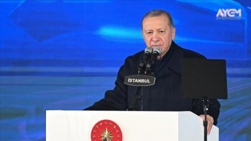 Cumhurbaşkanı Erdoğan: (İstanbul) 5 yıl bitti. Büyükşehir belediyesi acaba kaç metro hattı yaptı?