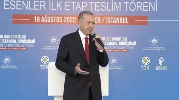 Cumhurbaşkanı Erdoğan: İstanbul'da 300 bin konutu dönüştürerek tarihi bir başarıya imza attık