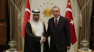 Cumhurbaşkanı Erdoğan Katar Başbakanını kabul etti