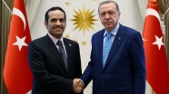 Cumhurbaşkanı Erdoğan, Katar Dışişleri Bakanı El Sani'yi kabul etti
