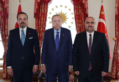 Cumhurbaşkanı Erdoğan, Kerk&uuml;k Valisi Ağa'yı kabul etti