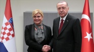 Cumhurbaşkanı Erdoğan Kitarovic, Miçotakis ve Babis ile görüştü