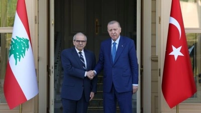 Cumhurbaşkanı Erdoğan, L&uuml;bnan Başbakanı Selam'ı kabul etti