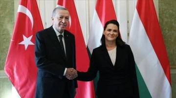Cumhurbaşkanı Erdoğan, Macar mevkidaşı Novak ile görüştü